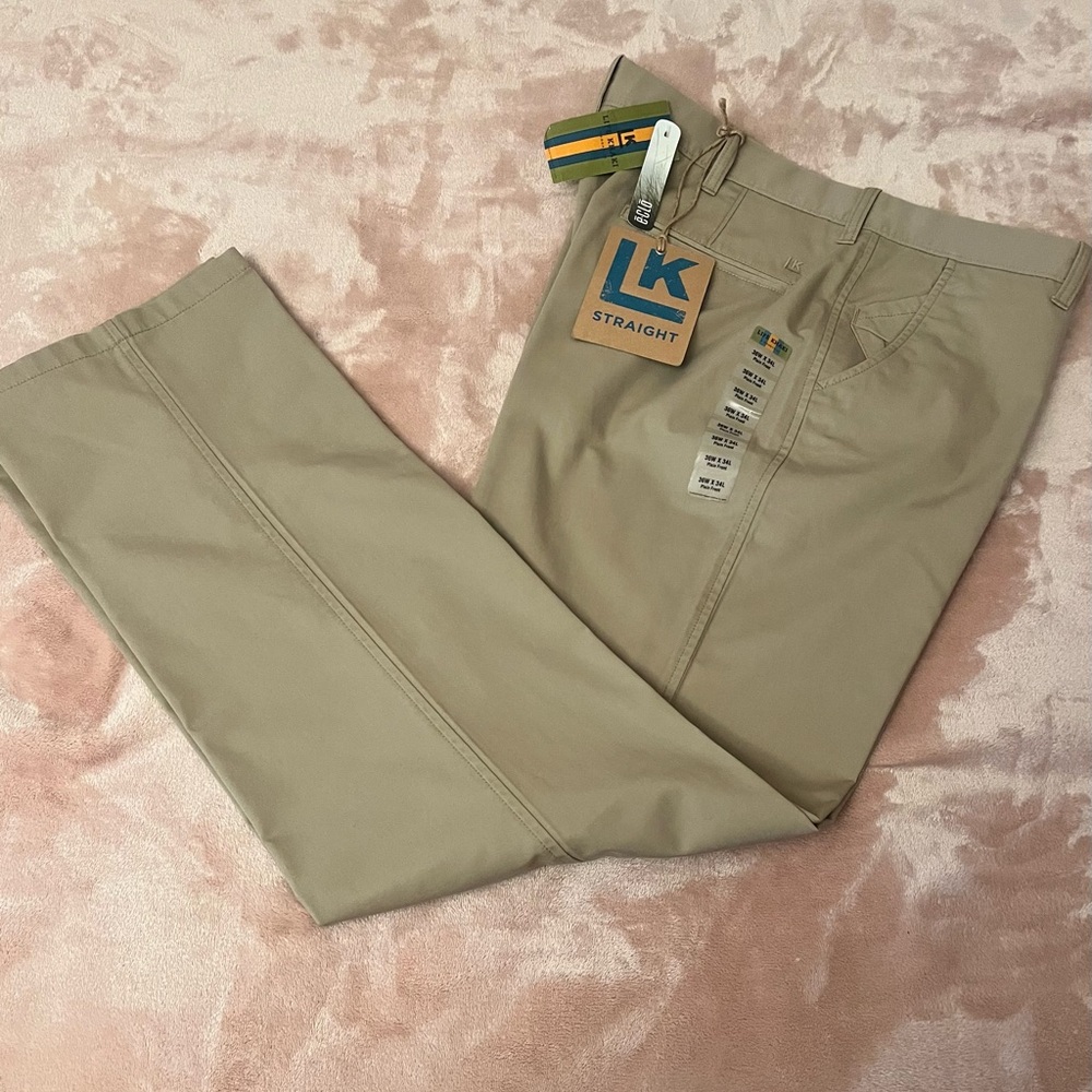 New Straight Khaki Men's Pants
